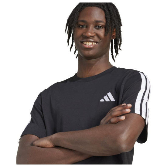 Adidas Ανδρική κοντομάνικη μπλούζα 3-Stripes Single Jersey Tee